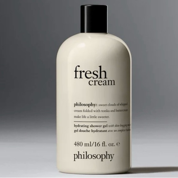 Philosophy Fresh Cream Shower Gel, Body Wash | 16 oz. | Tonka Bean | New - Picture 1 of 9